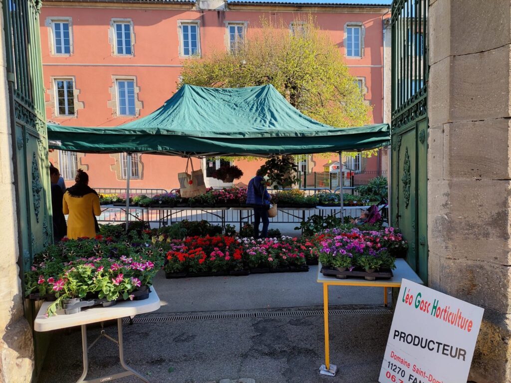 marche aux fleurs